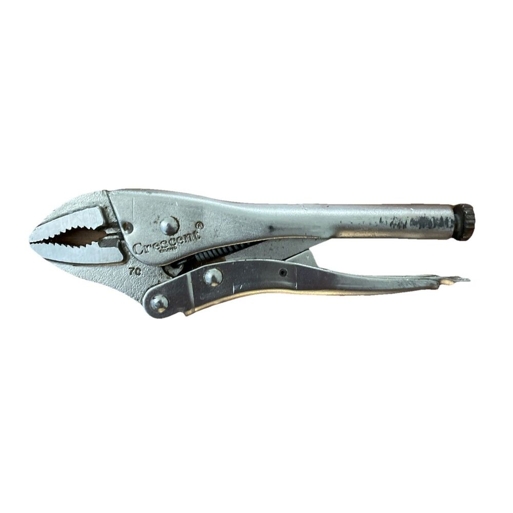 VTG Crescent 7G Locking Pliers 7" Made in USA Vise Grip Style Groove Jaw Tool